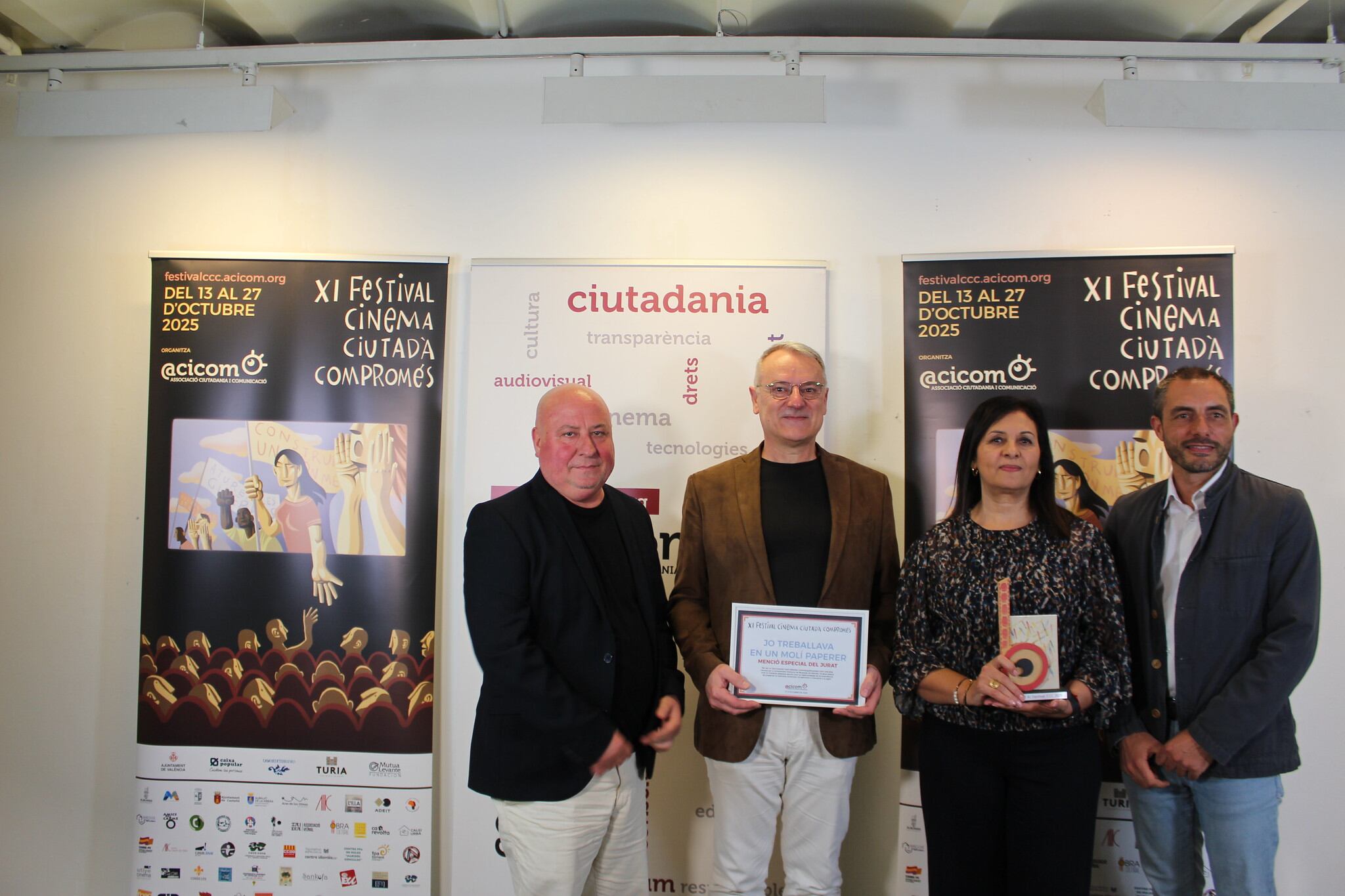 Entrega del premio del jurado