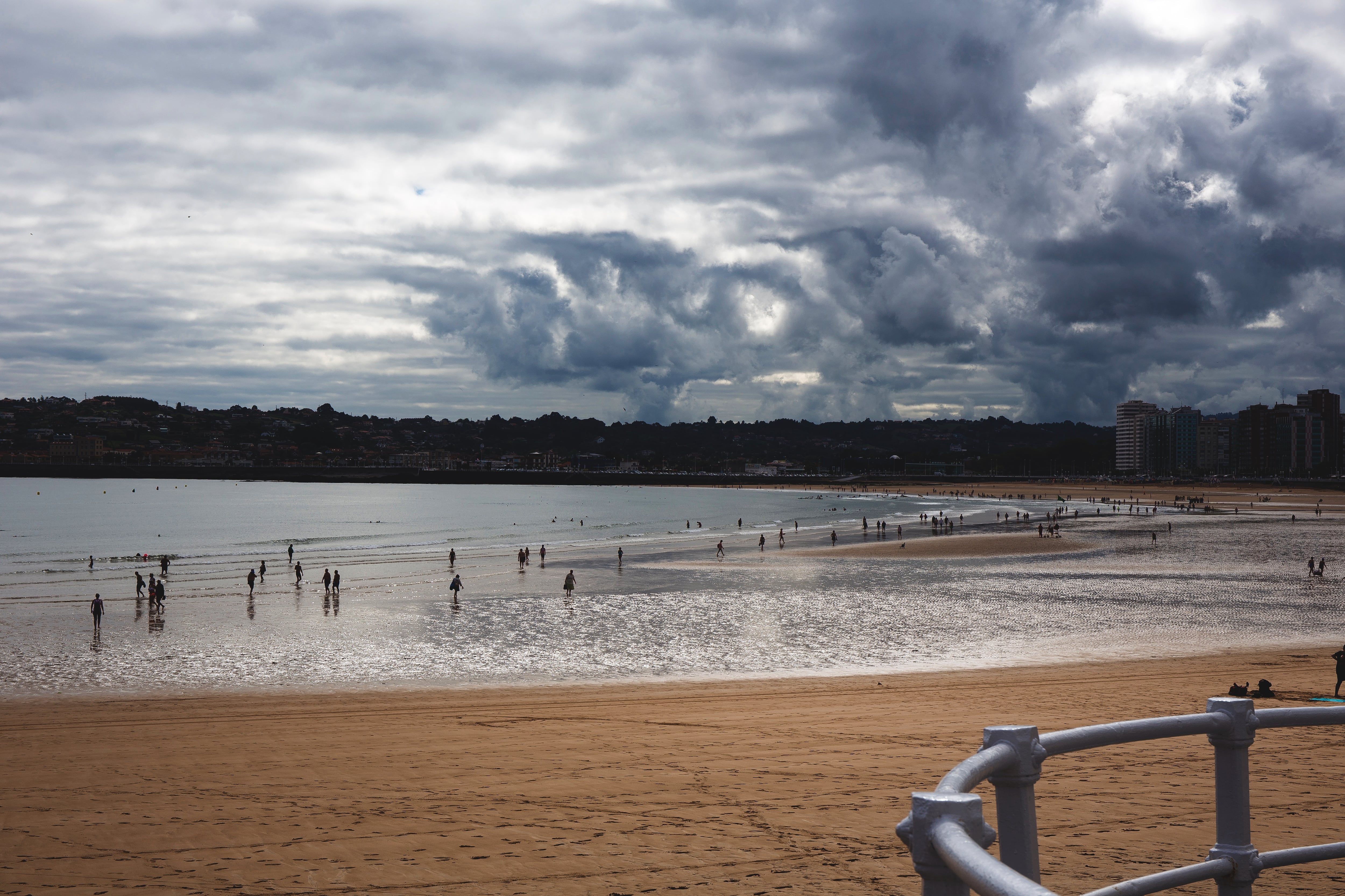 Playa de San Lorenzo en Gijón.