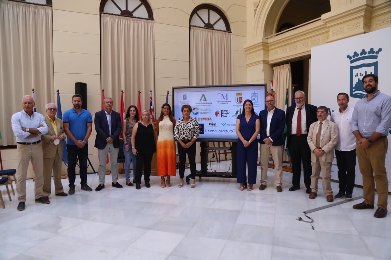Presentación Campeonato FIMBA en el Ayuntamiento de Málaga