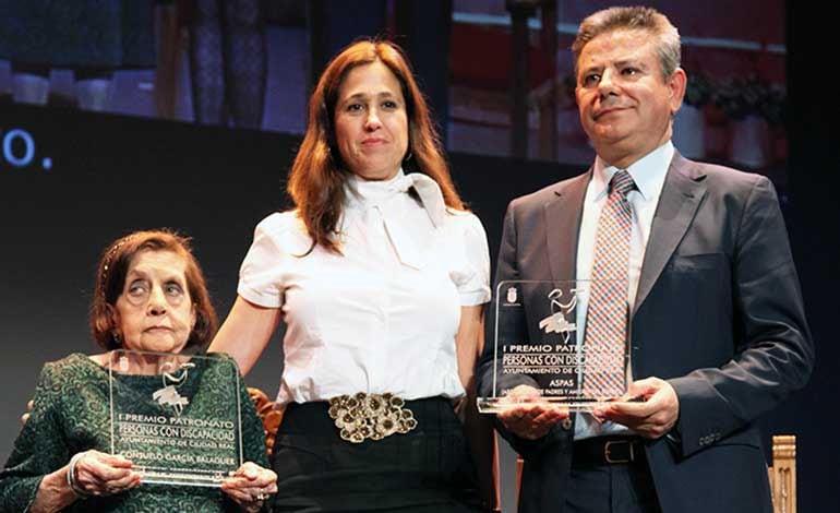 García Balaguer fue premiada en 2014 por el Ayuntamiento de Ciudad Real en el Día Internacional de la Discapacidad