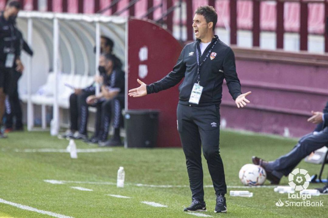 Sergio Rodríguez protesta una situación del juego.