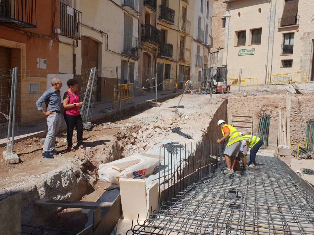 Obras de la plaza de la Sinagoga