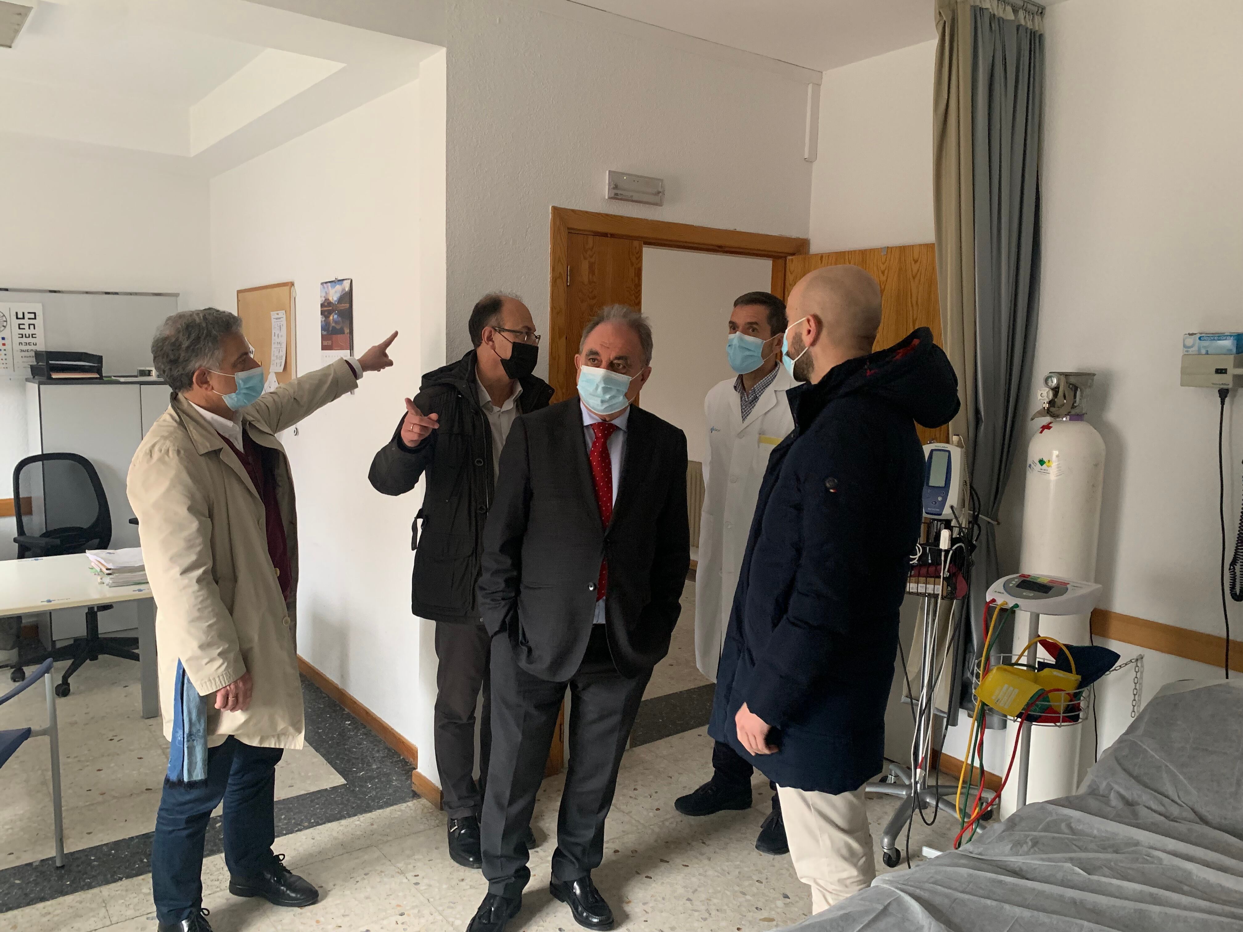 Visita al centro de salud de Torquemada