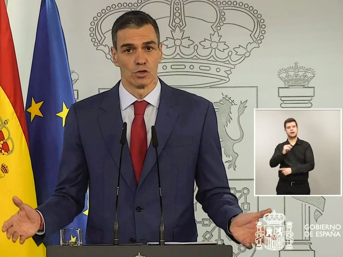 Esta es la declaración completa de Pedro Sánchez sobre la guerra de EEUU e Israel contra Irán