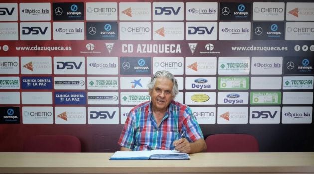 Felipe Oñoro, presidente del CD Azuqueca