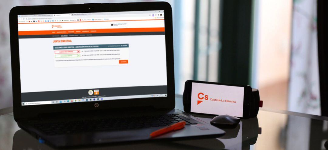 Imagen del proceso de votación telemático