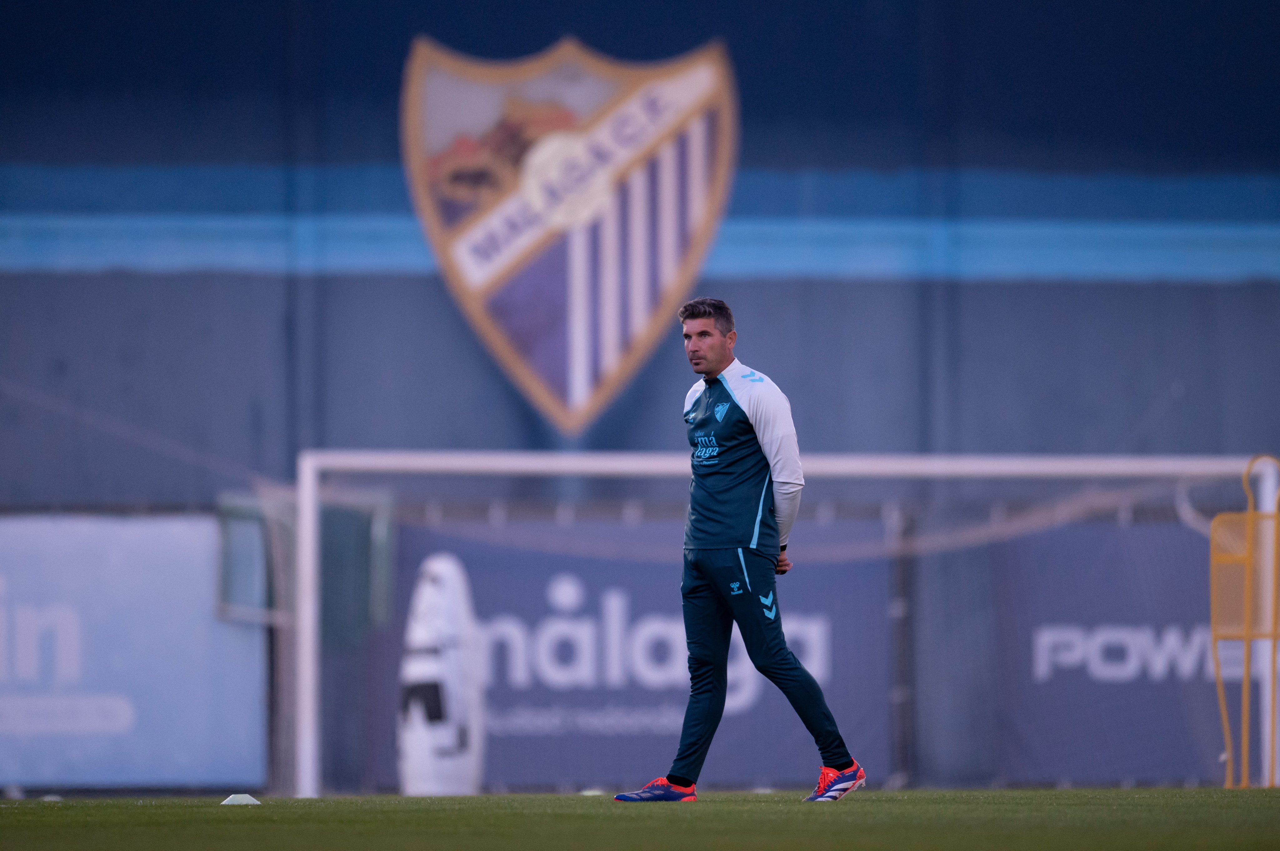 Juan Francisco Funes, en el entrenamiento del jueves