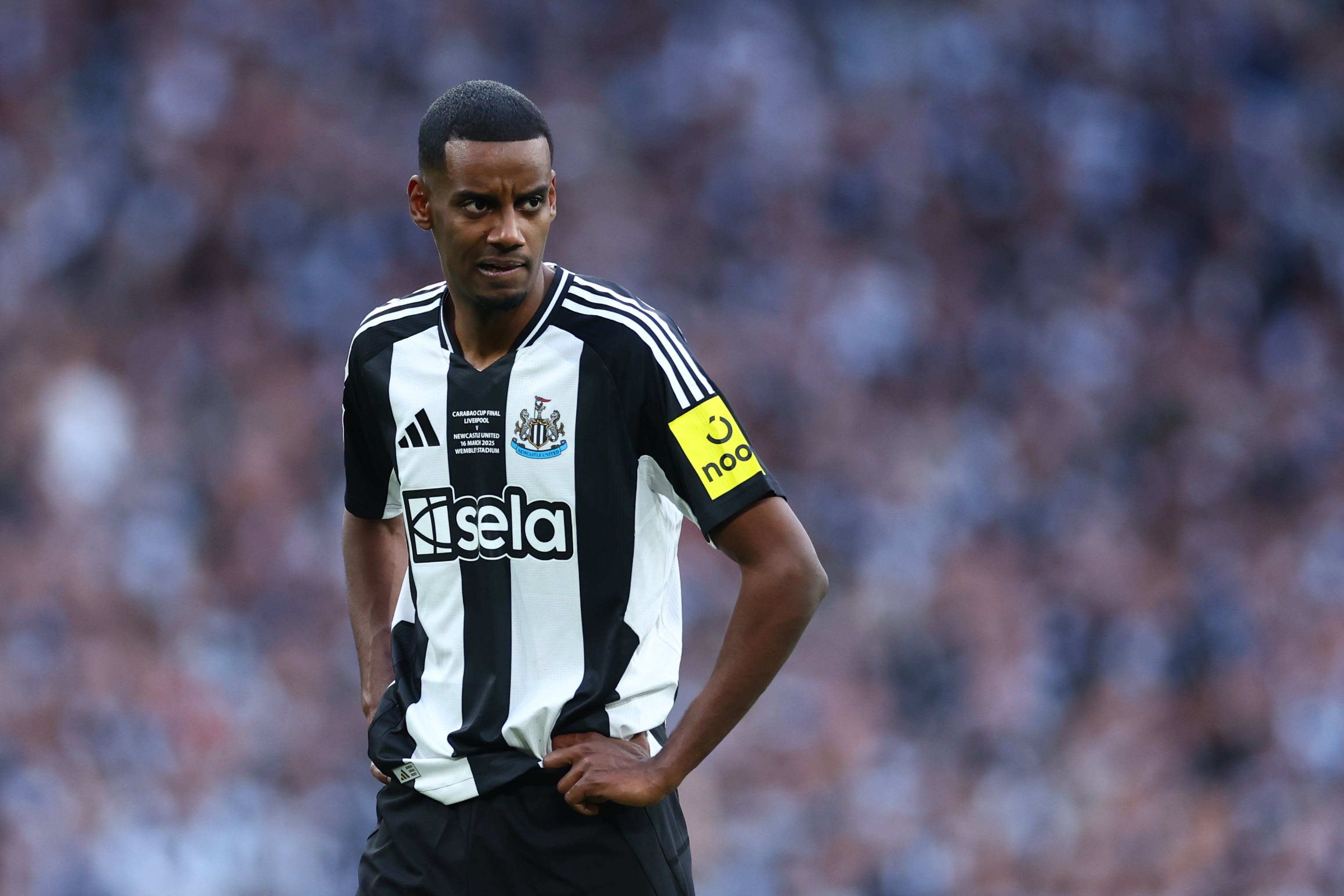 Alexander Isak, delantero del Newcastle