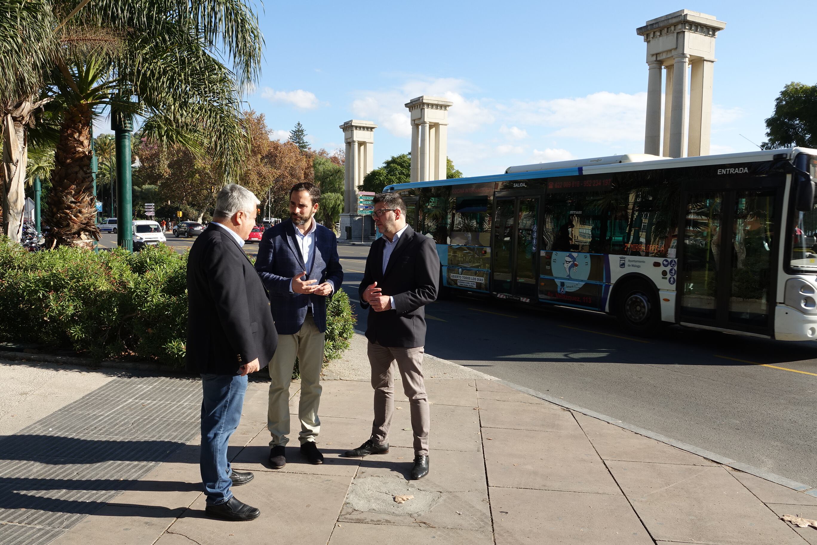 Daniel Pérez, Jorge Quero y Salvador Trujillo
