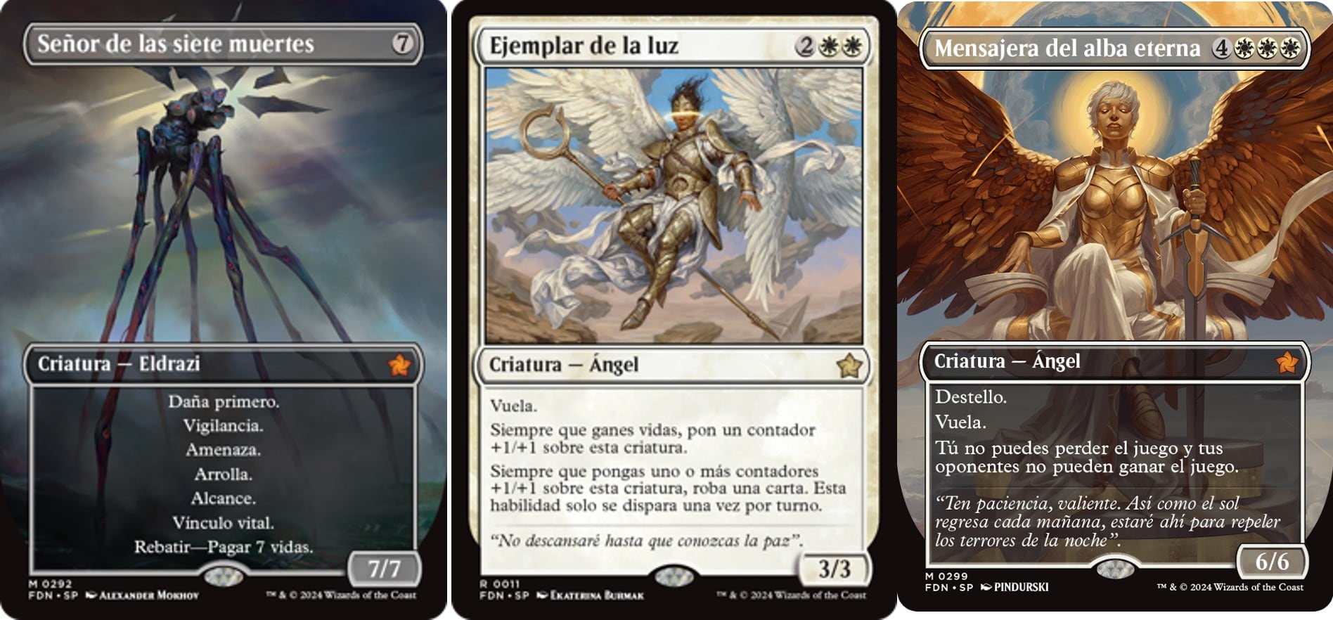 Eldrazis y ángeles en &#039;Cimientos&#039;