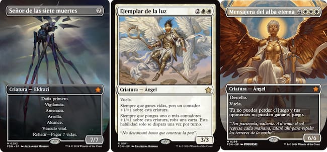 Eldrazis y ángeles en 'Cimientos'