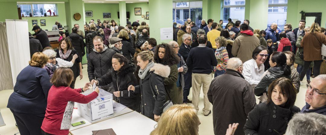 Votaciones en las primarias