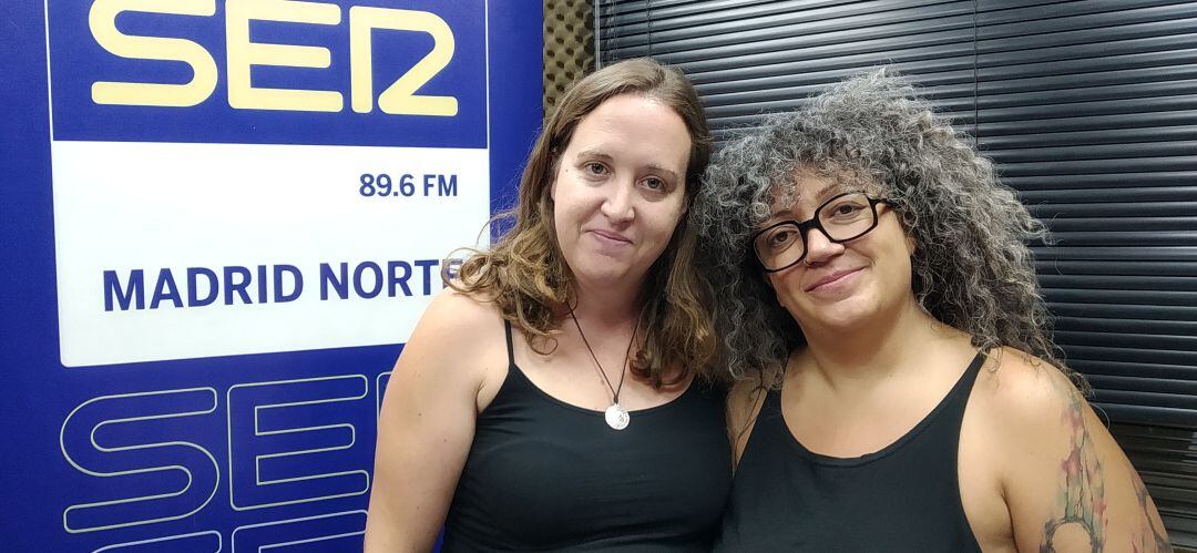 Patricia Moreno y Noelia Enríquez de DigniMujer en los estudios de SER Madrid Norte