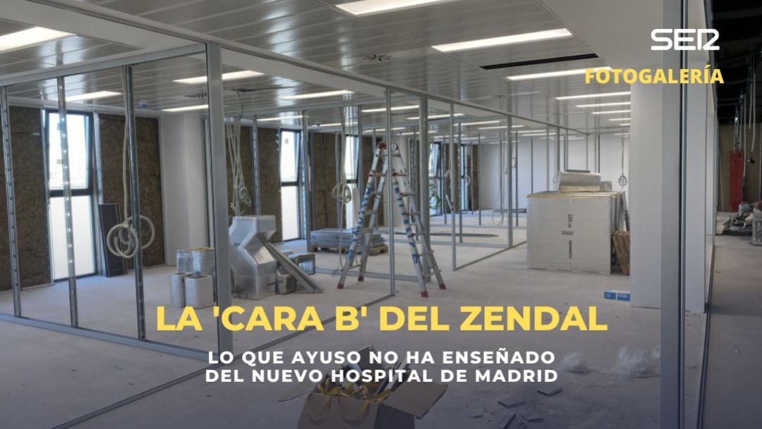 FOTOGALERÍA | Haz &#039;click&#039; sobre la imagen para ver todas las imágenes de lo que Ayuso no ha enseñado del nuevo hospital de Madrid