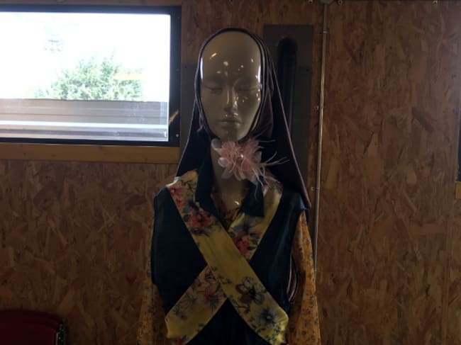 Uno de los modelos que están preparando con prendas de segunda mano