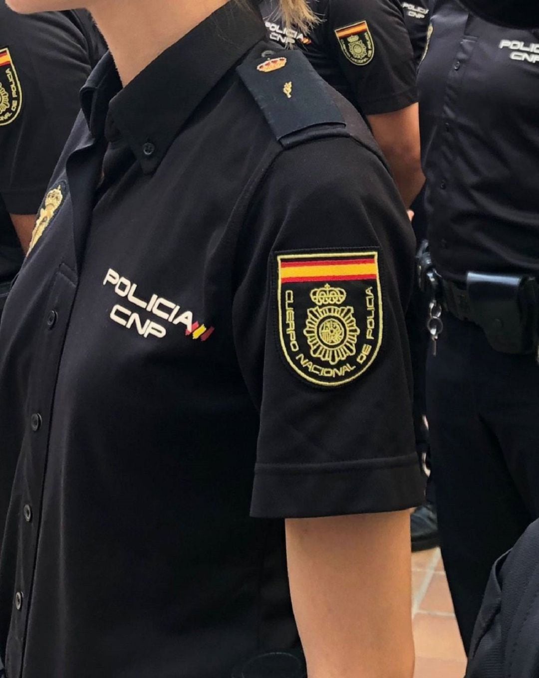 Una agente de la Policía Nacional. Archivo.