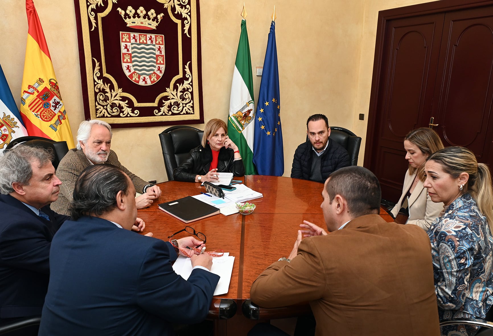 Reunión para conocer el proyecto del restaurante Mantúa