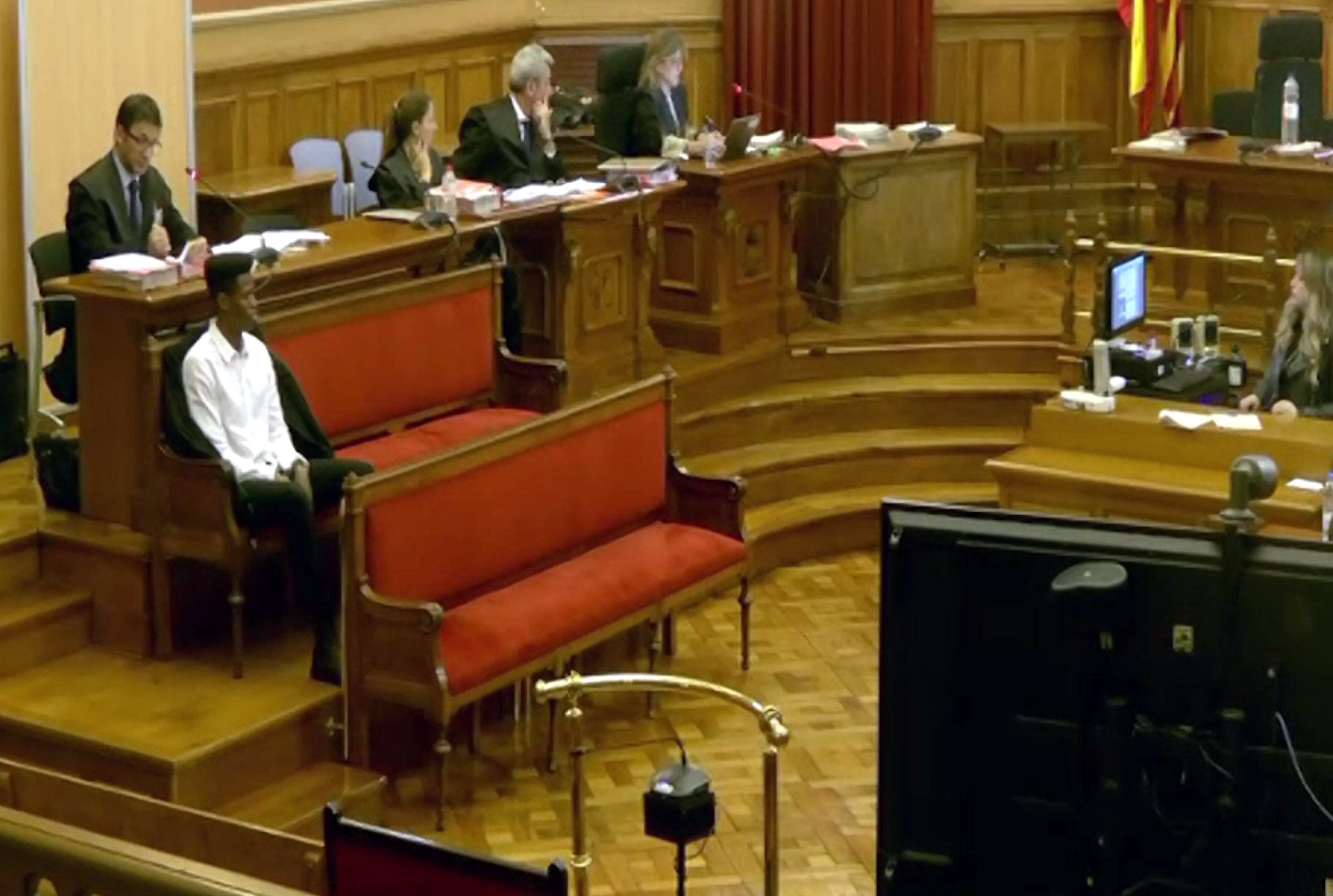 L'acusat a davant del jurat de l'Audiència de Barcelona (ACN)