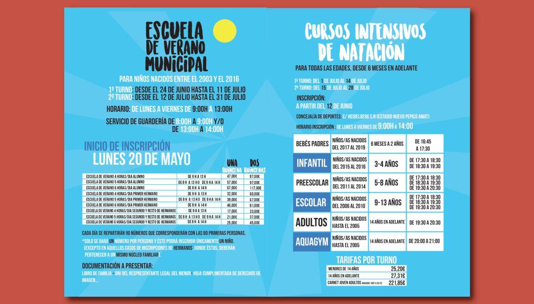 Cursos de Natación en Elda 