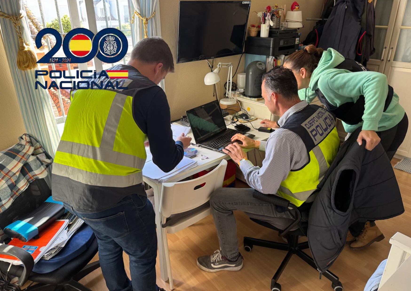 Agentes de la Policía Nacional de Sanlúcar de Barrameda.