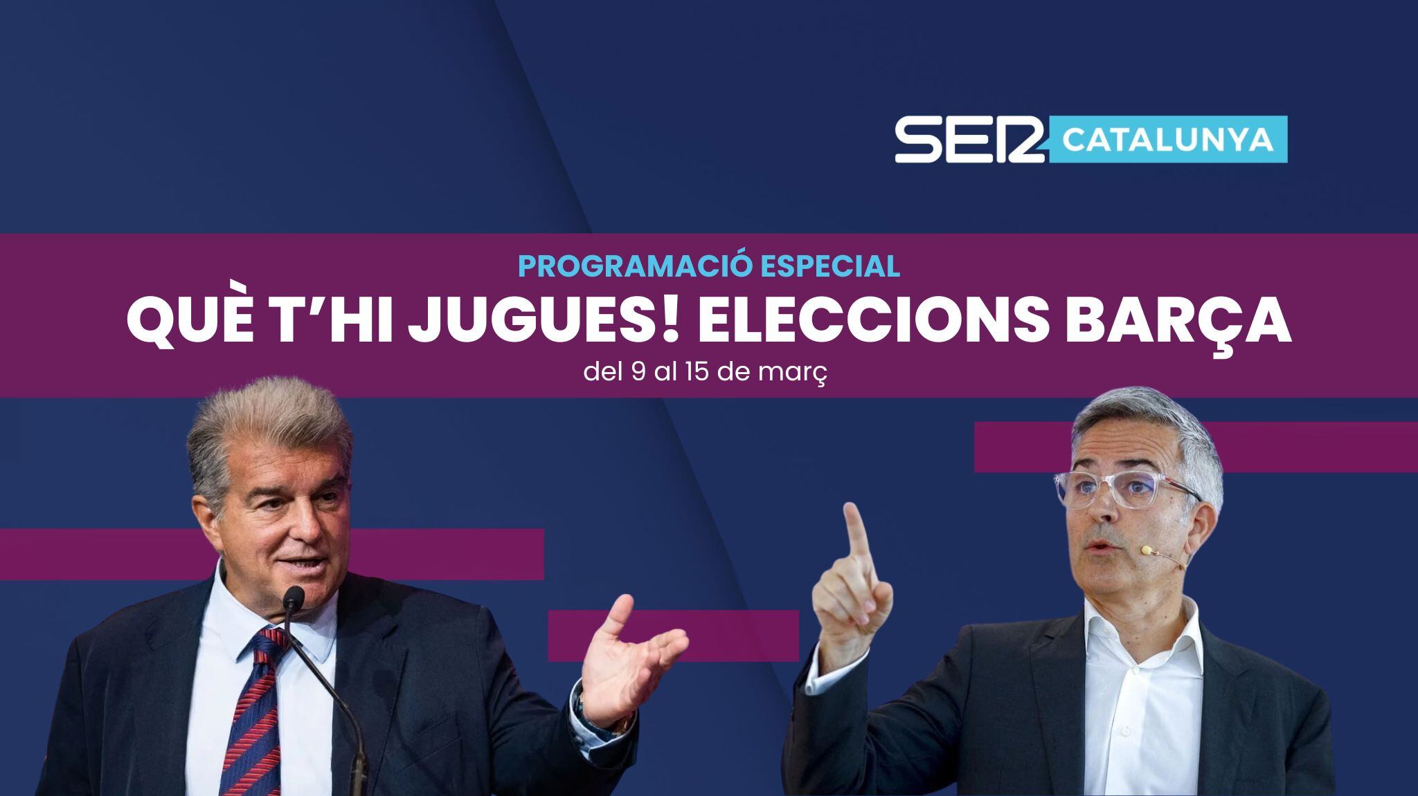 El 'Què T'hi Jugues!' té programació especial del 9 al 15 de març per les eleccions al Barça