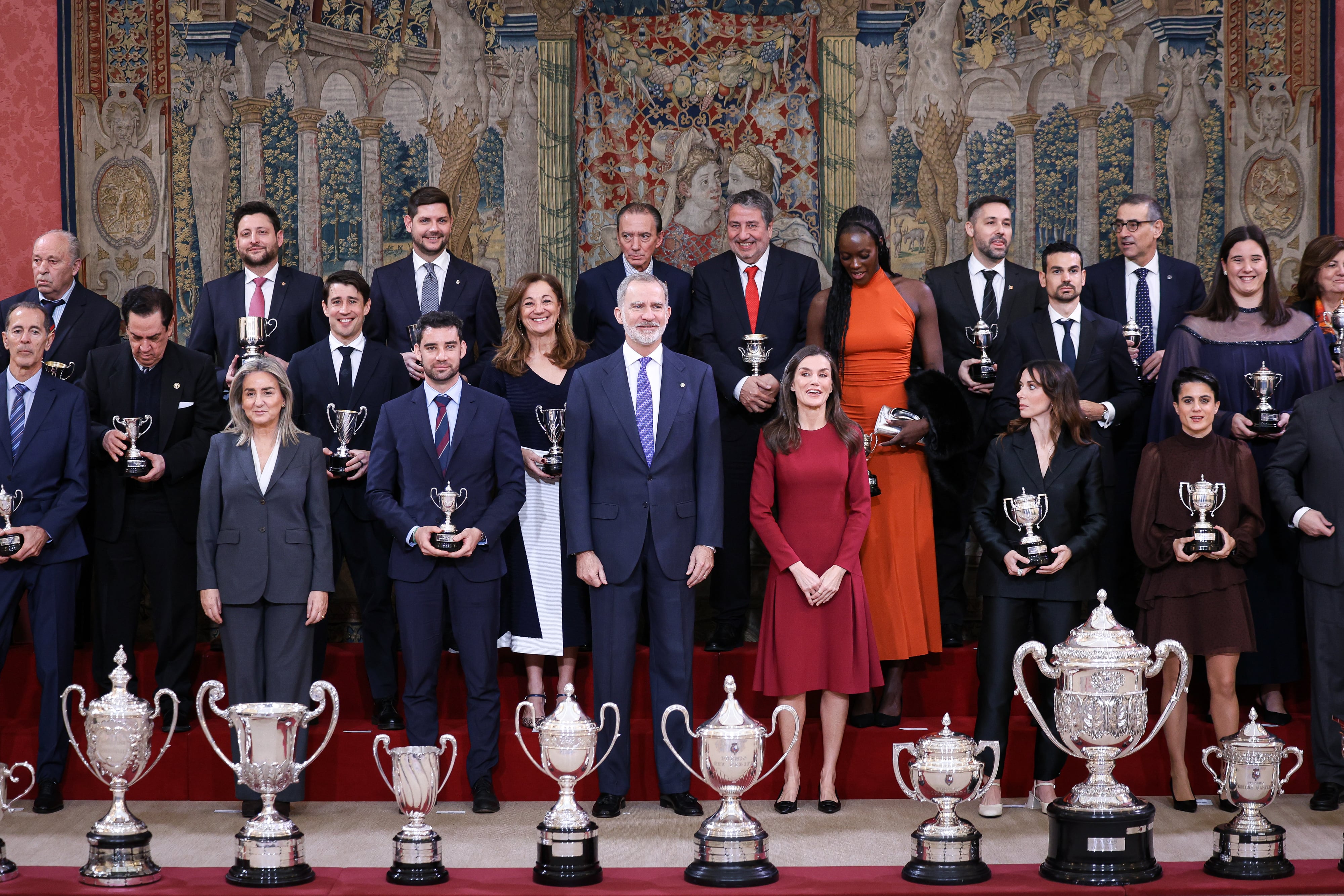 Los Reyes de España presiden el elenco de galardonados en los Premios Nacionales del Deporte