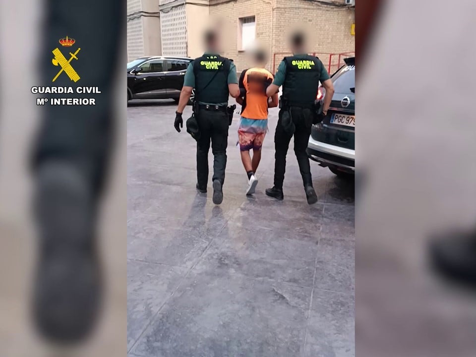 Detención de la guardia civil