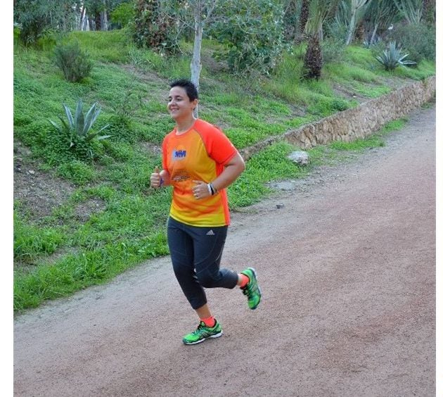 Noemí Peyró, árbitra de fútbol, triatleta y corredora de maratones