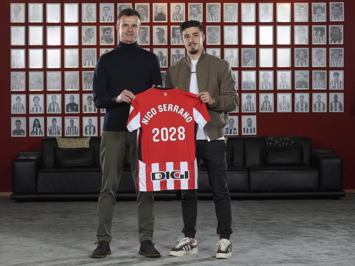 El Athletic renueva a Nico Serrano por dos temporadas más