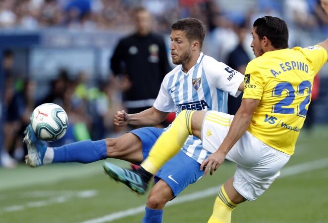 Derbi andaluz Málaga CF- Cádiz CF en la jornada 28 de la temporada 2019-2020/ LaLiga