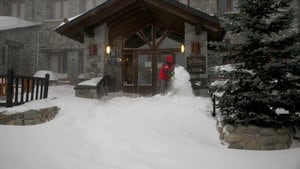 Mucha nieve en el Pirineo aragonés