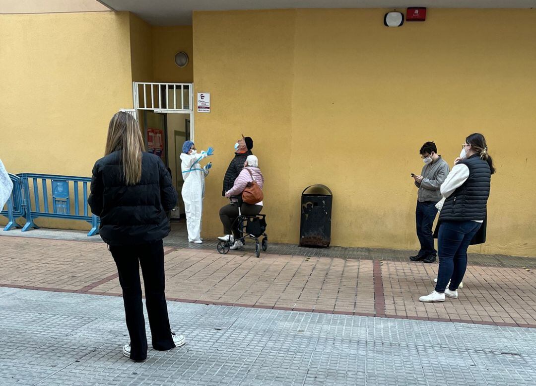 Pruebas PCR en el Centre de Salud de Beniopa 