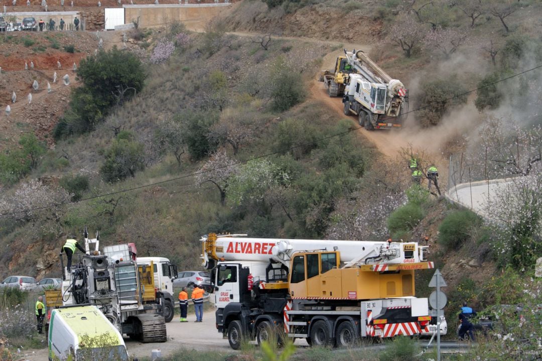 Operativo rescate de Julen en Totalán este viernes