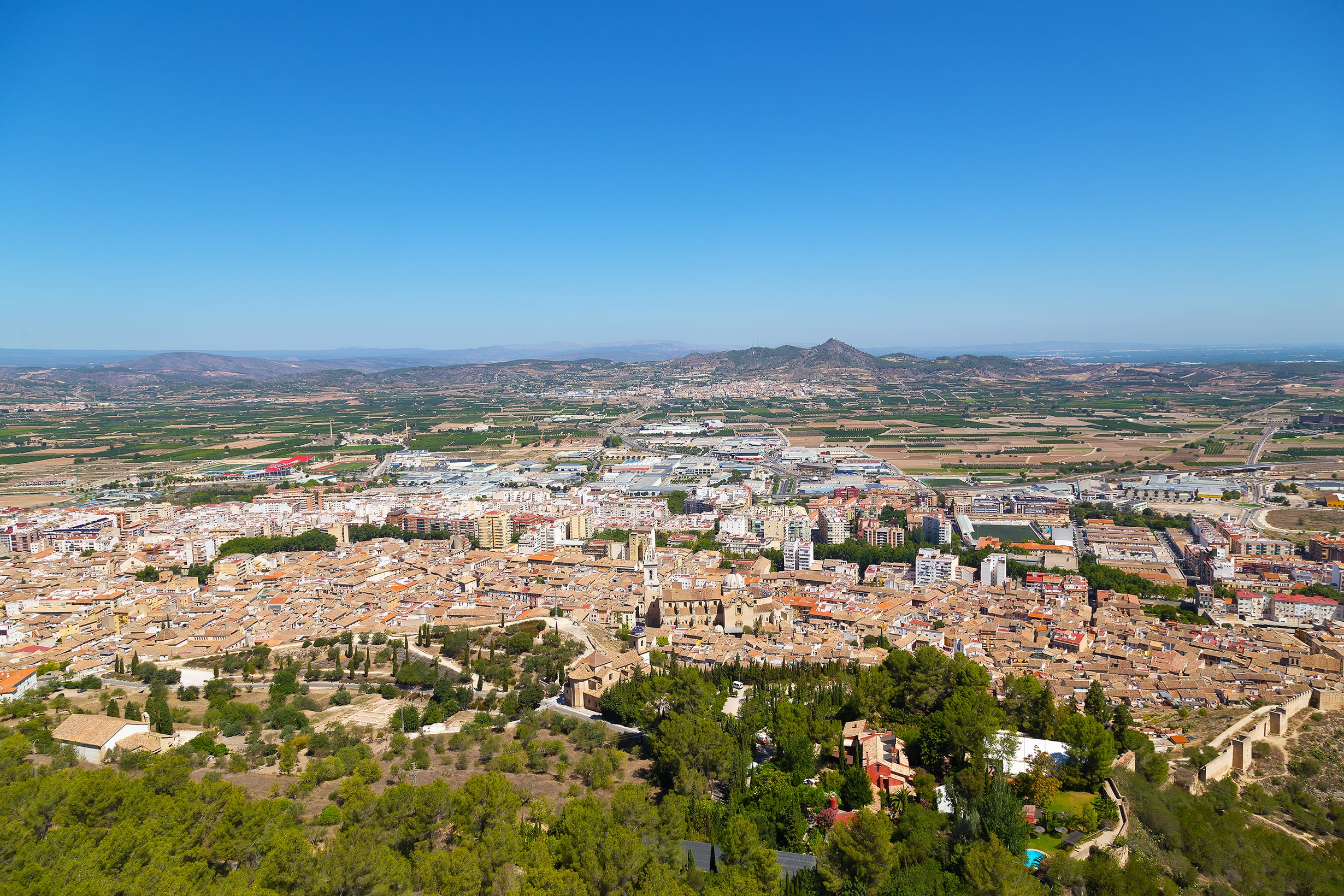 Vista parcial de Xàtiva