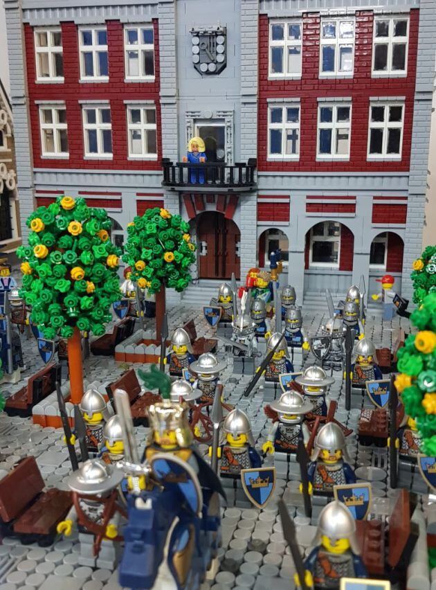 La muestra cuenta con más de 125.000 bloques de Lego