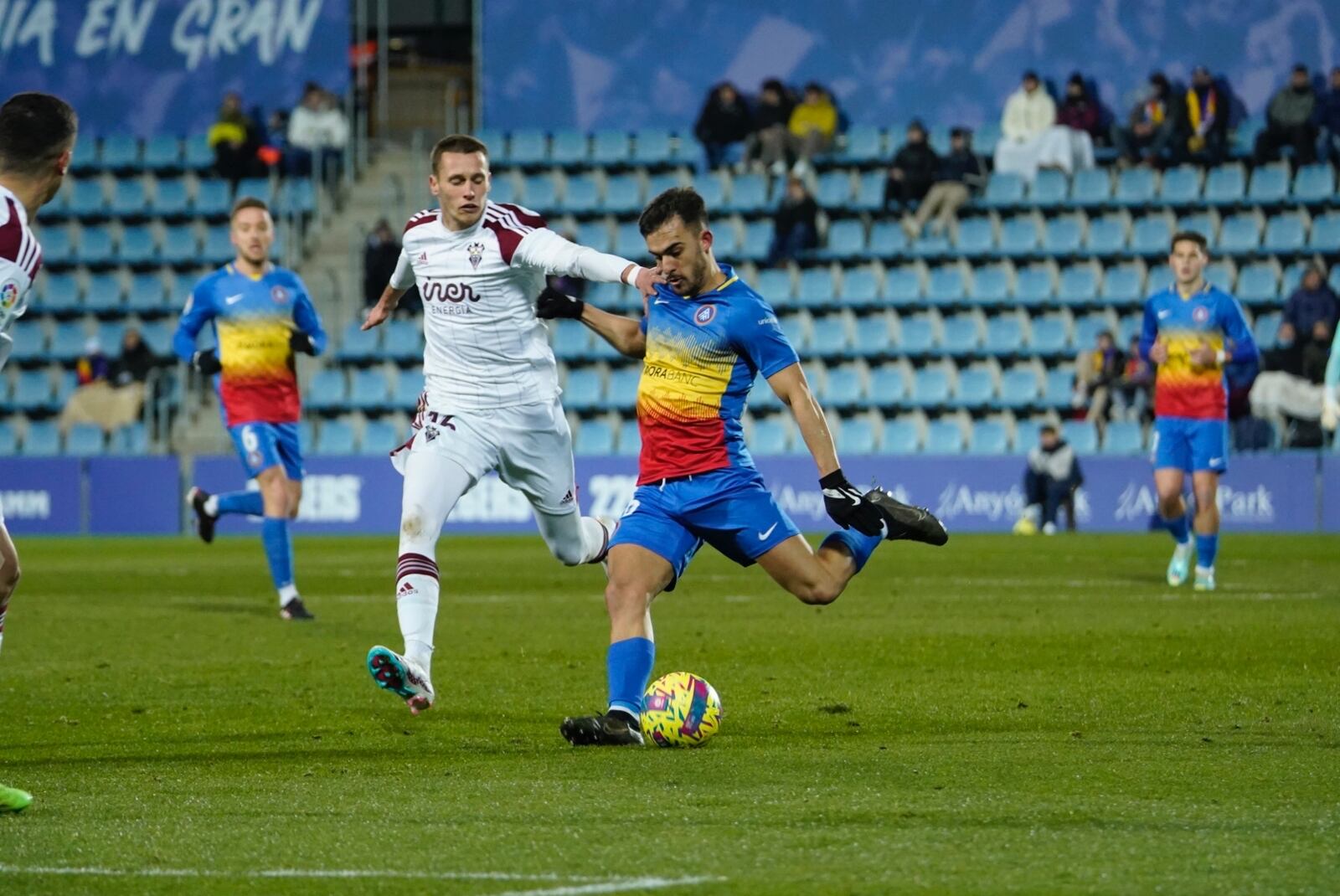 Partido disputado este lunes entre Andorra y Albacete