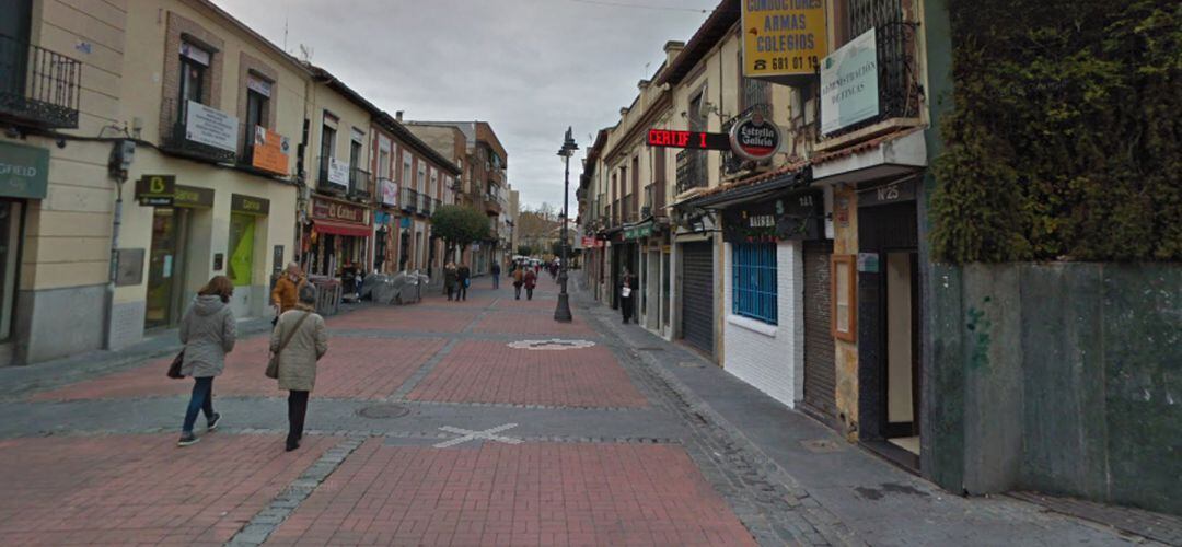 La calle Madrid es la arteria principal de la ciudad, en pleno centro.