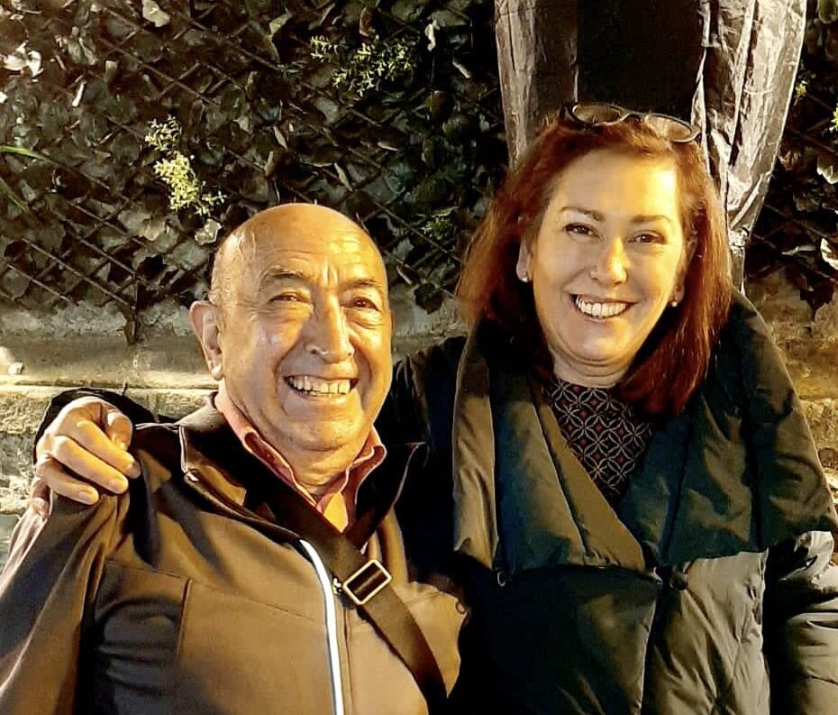 Mireia Alonso junto a Mariano Doce