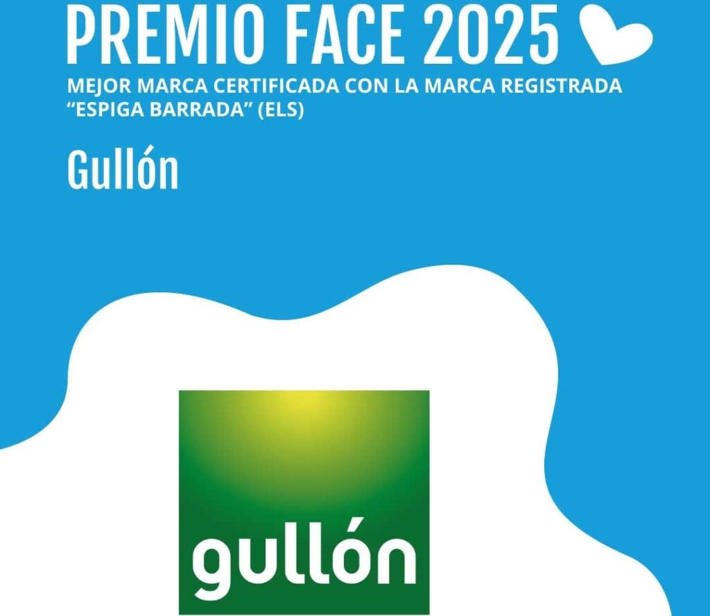 Galletas Gullón, reconocida de nuevo por su compromiso con la celiaquía como Mejor Marca Certificada con la Espiga Barrada