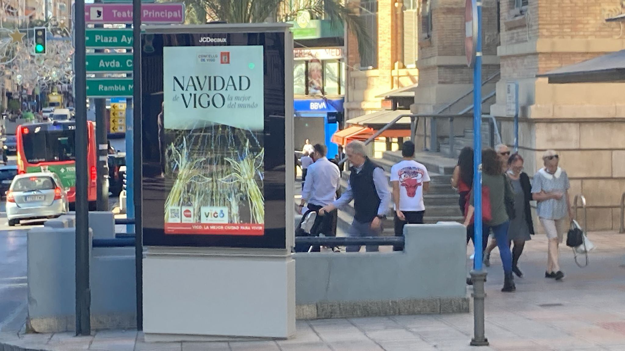 &quot;Navidad de Vigo. La mejor del mundo&quot;, se publicita en Alicante