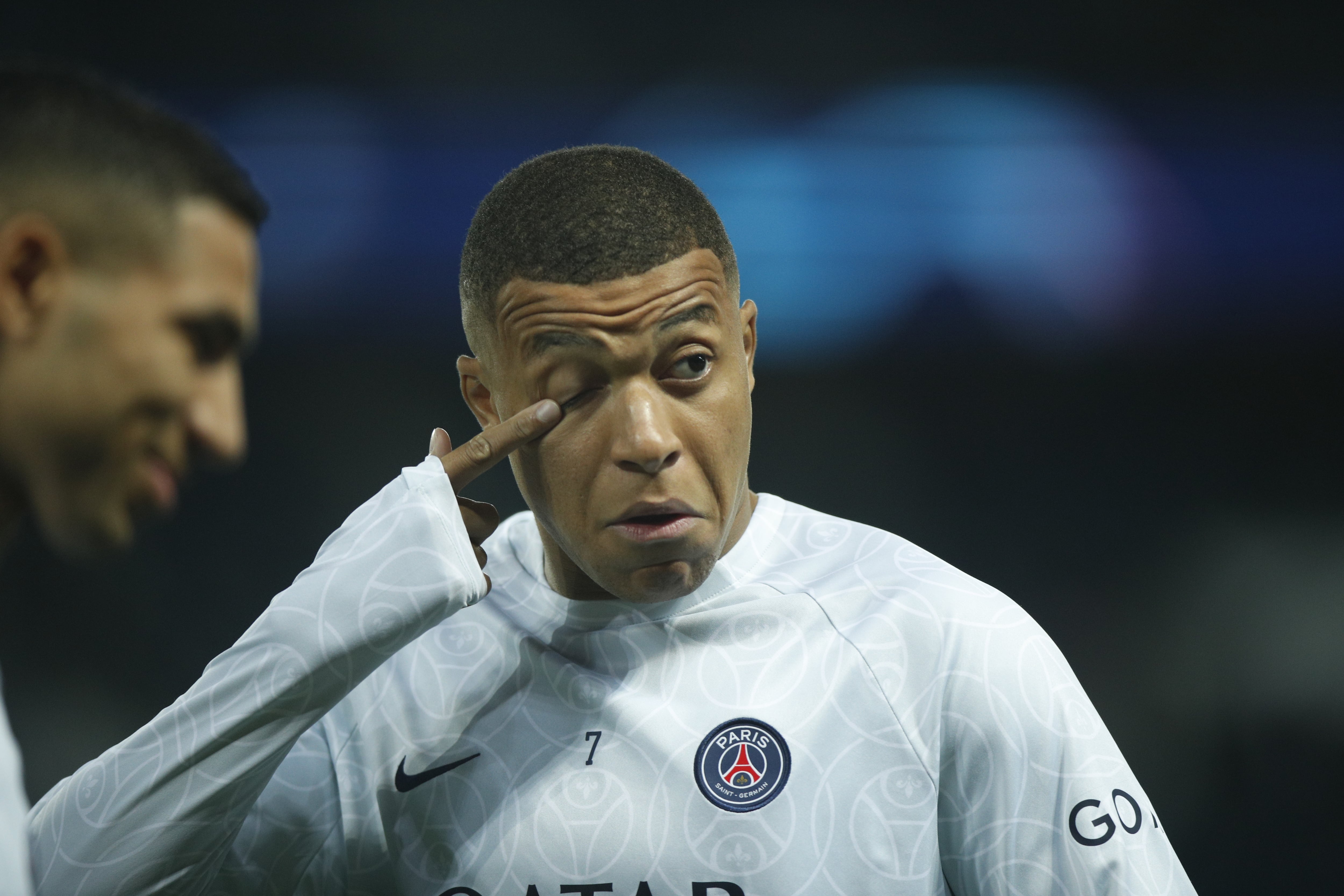 Kylian Mbappe, durante el partido contra el Benfica