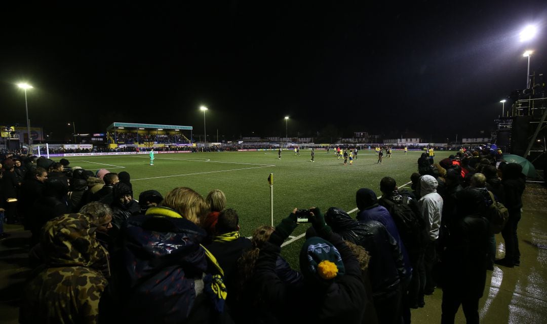 El estadio del Haringey Borough, en la FA Cup