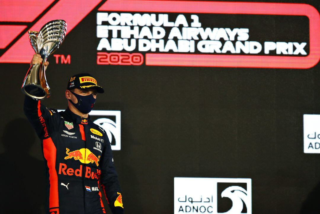 Marx Verstappen, ganador del GP de Abu Dhabi. 