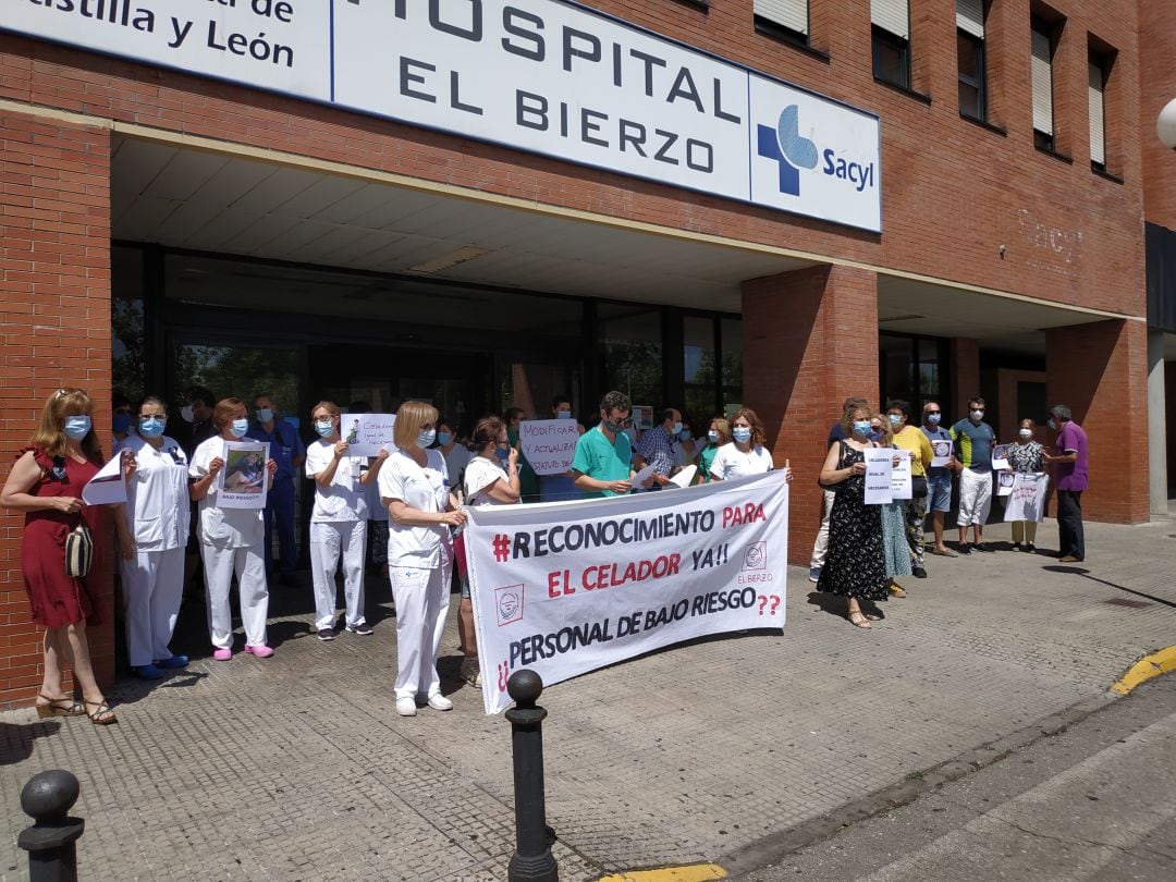 Concentración en el Hospital del Bierzo