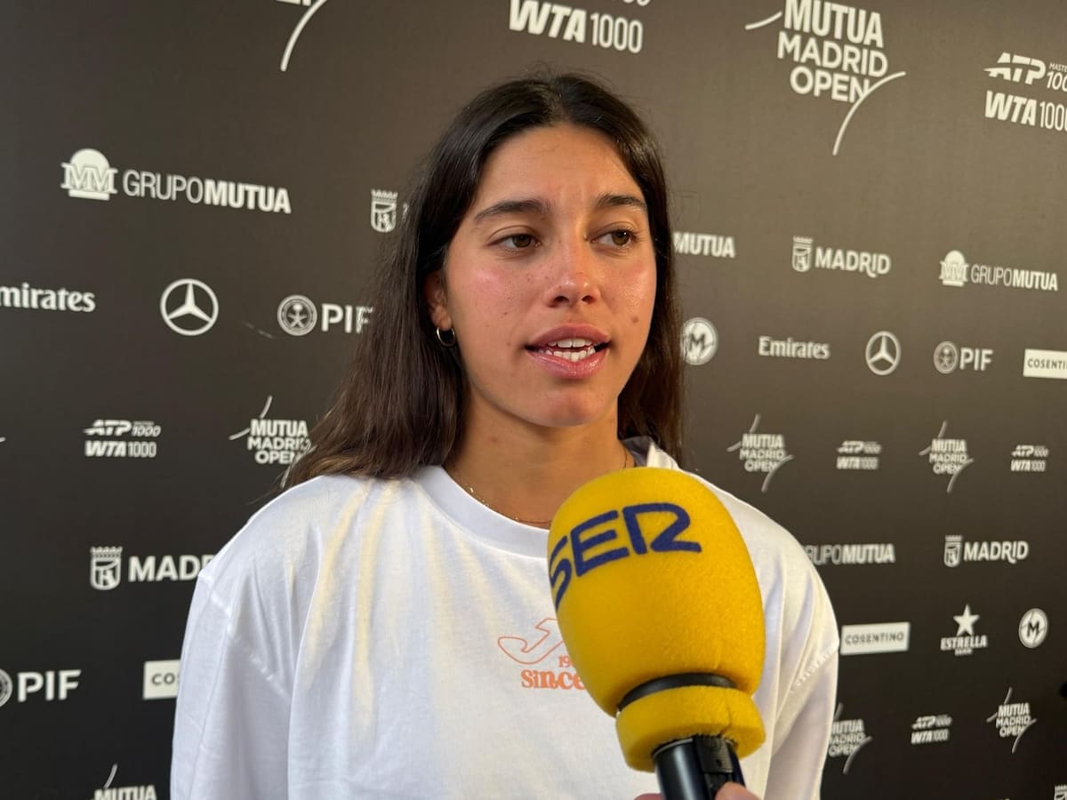 El cambio de Jessica Bouzas da sus frutos en el Mutua Madrid Open: "Las sensaciones son muy buenas"