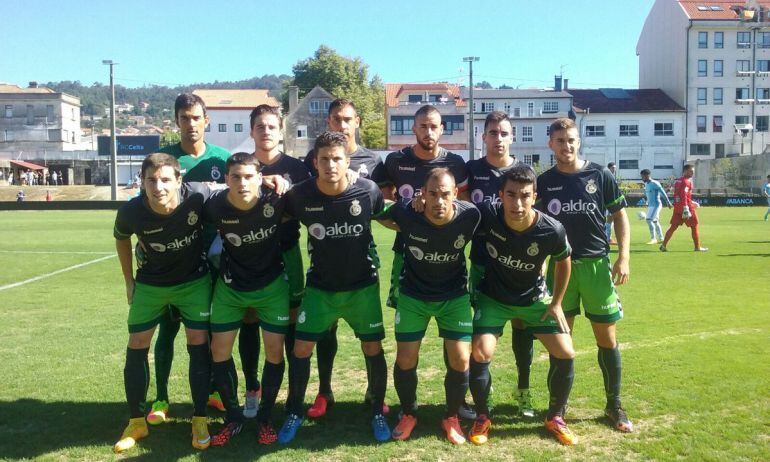 Alineación titular del Racing en Barreiro ante el Celta B
