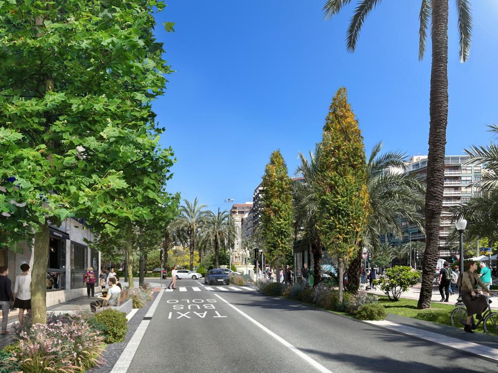 Avenida de Federico Soto, en Alicante