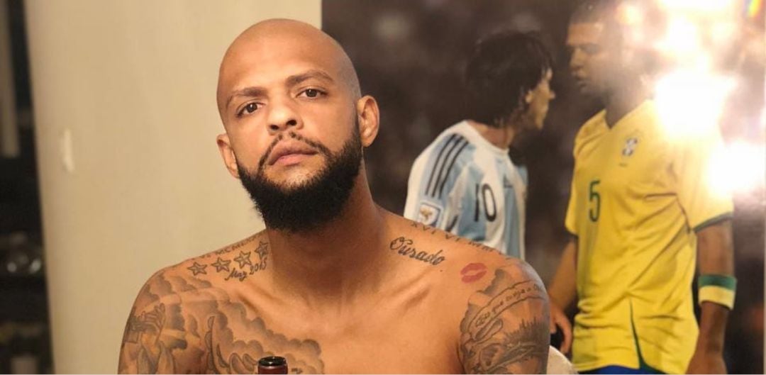 La foto de Felipe Melo en las redes sociales