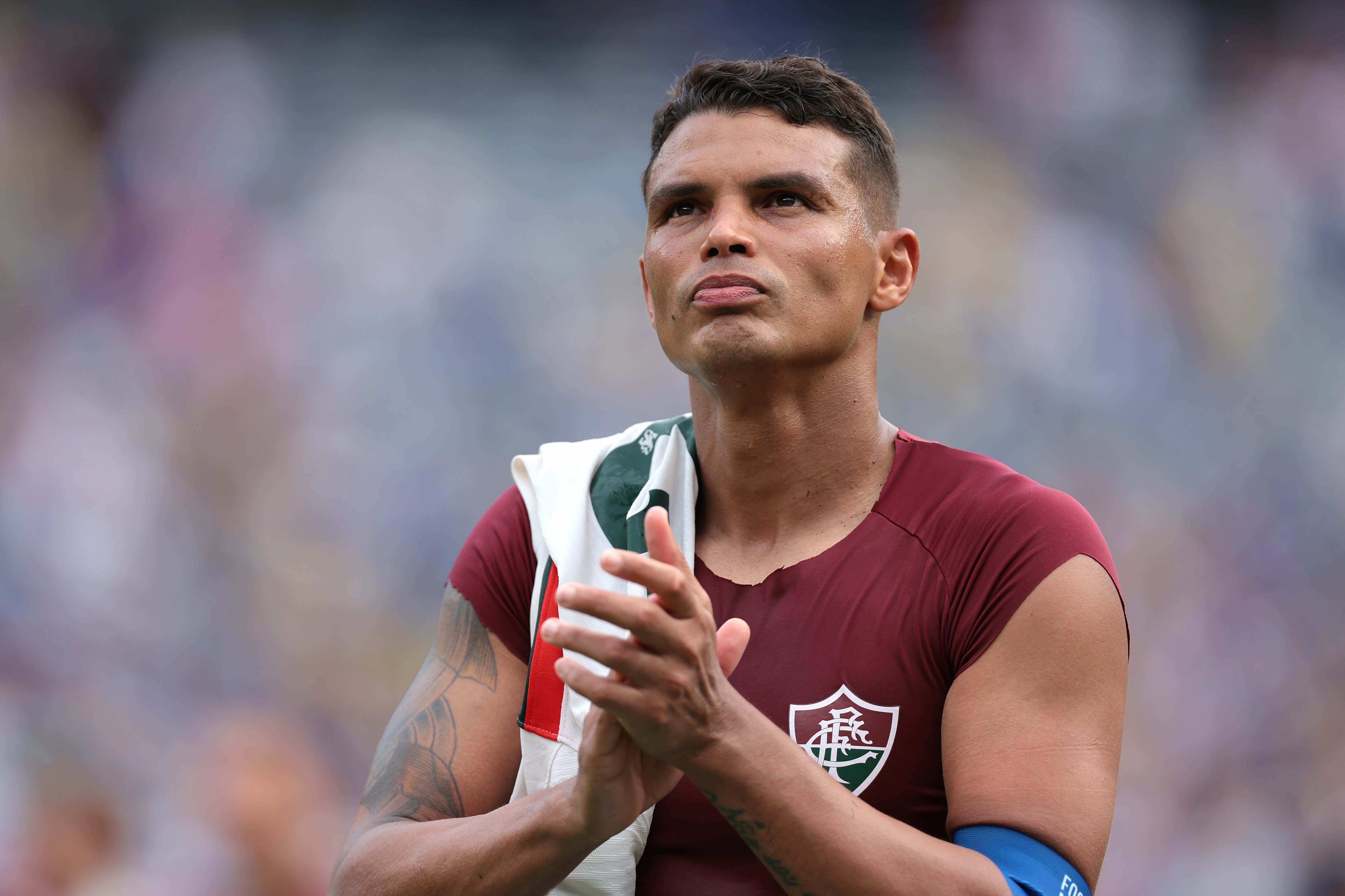 Thiago Silva con el Fluminense durante el Mundial de Clubes