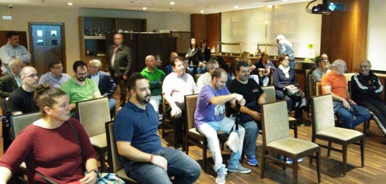 Asistentes a la presentacion del " Wellbeing City Resort" ayer en Puertollano